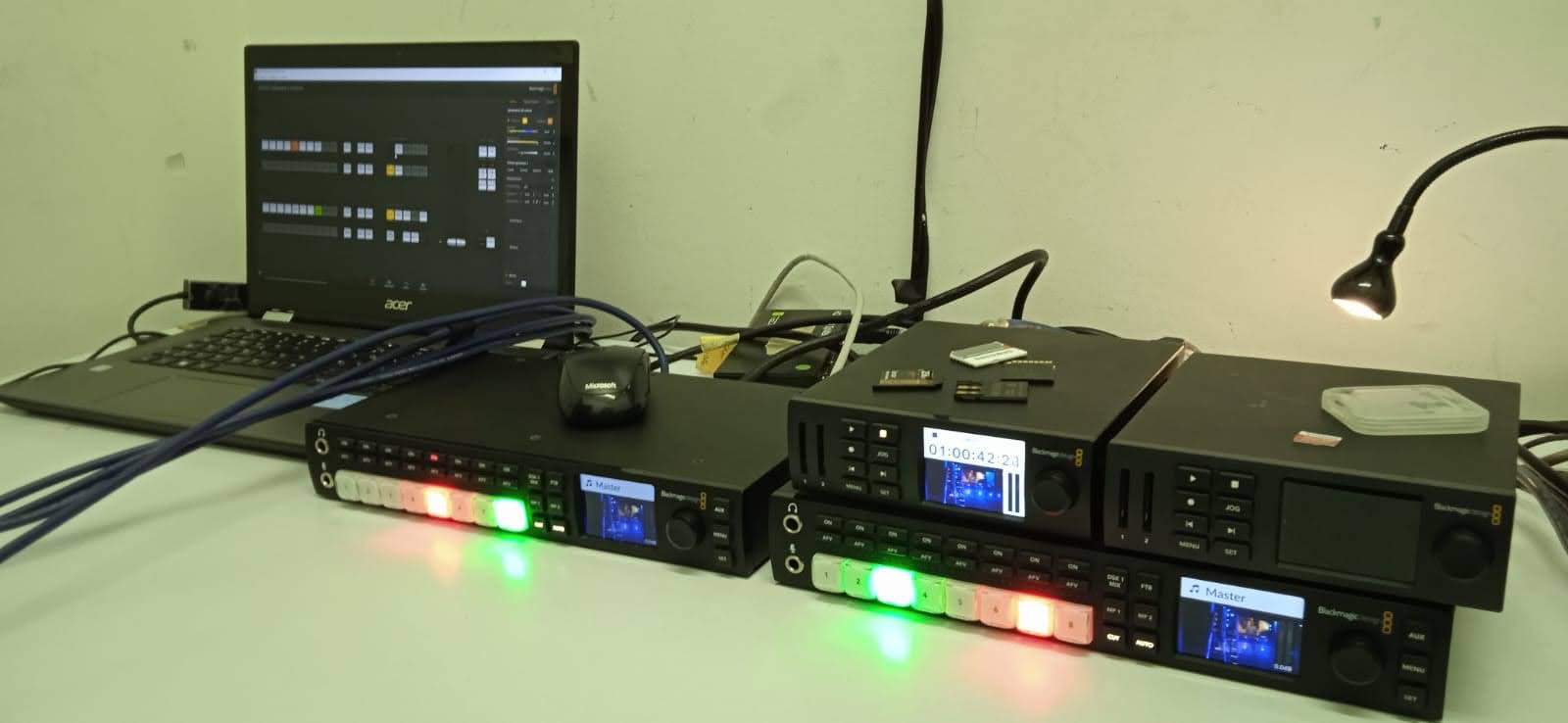 Scenografia evento con supporto led e video