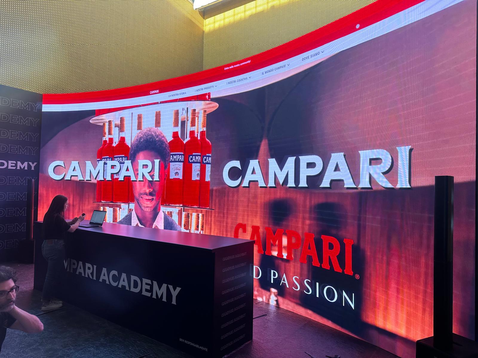 Schermo led modulare per evento corporate