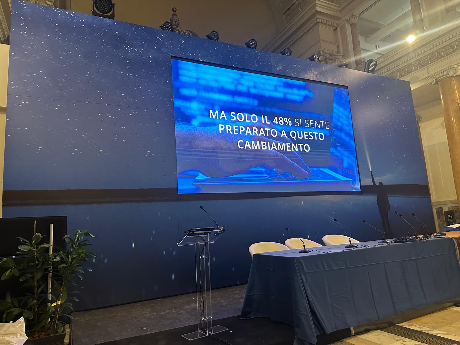 Installazione led wall per palco evento live